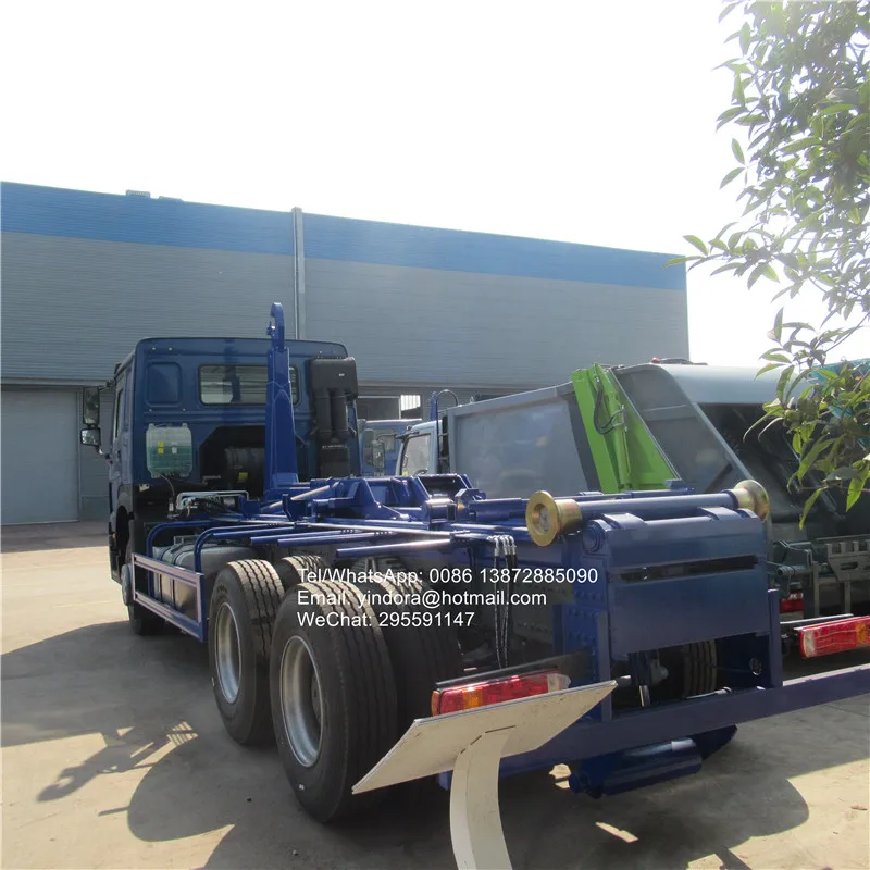 Sinotruk howo Новинка 6x4 10 колесный крючок с откидным крюком 20 тонн для мусорного контейнера
