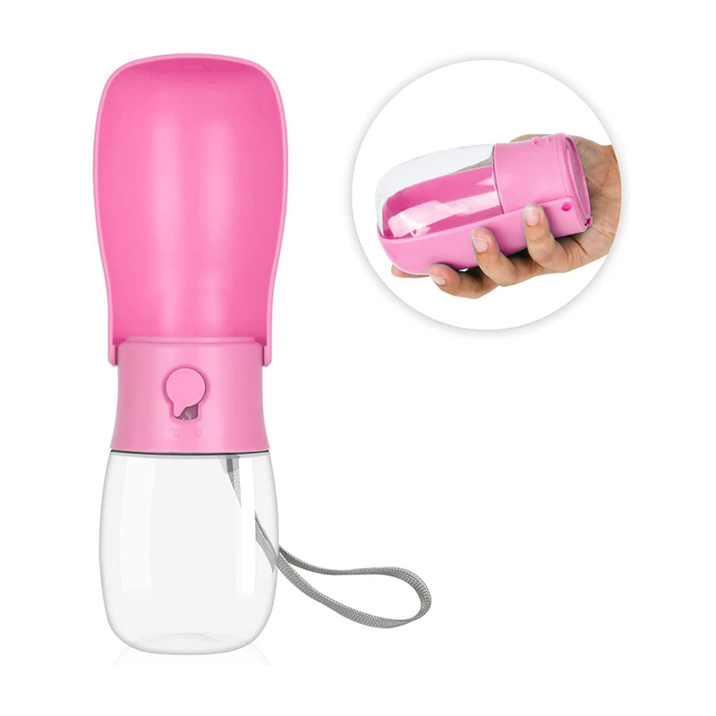 Walking Hiking Water Bottle for Dogs Portable Travel Bottle Dispenser Widened Watering Trough