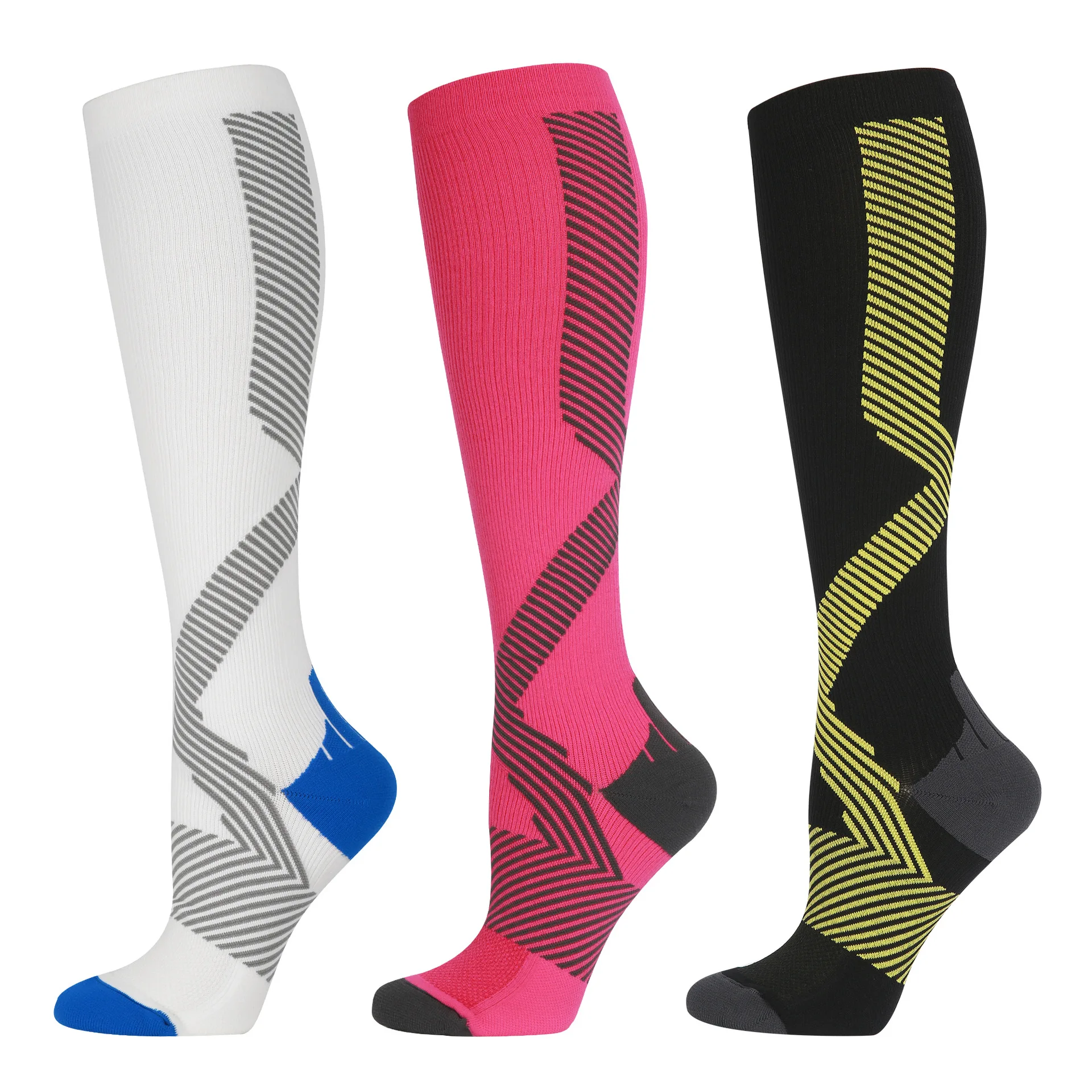 Professional outdoor marathon running hosiery protection tube pressure equestrian knee high socks girl sport men socks