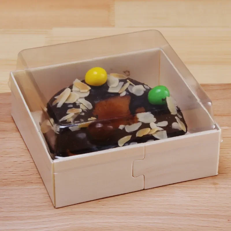 Do-It-Yourself Wooden Cheese Packaging Box Cake Bread Food Container With Lid