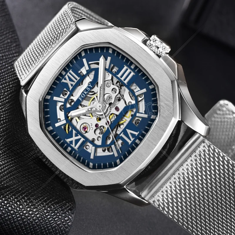 High Quality Wrist Watches Custom Luxury Automatic Skeleton Mechanical Hand Montre Watch For Man In Wristwatch