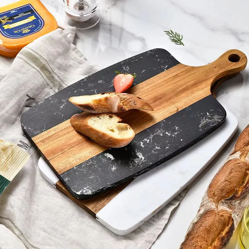 Eco-Friendly Wood Chipping Board for Kitchen Cooking Sustainable Chopping Blocks for Enhancing Kitchen Space