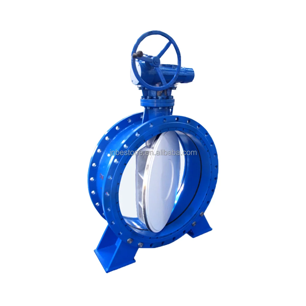 hot sale PN10 cast iron Flanged Extension Eccentric Butterfly Valve, Extension Flange Eccentric Butterfly Valve