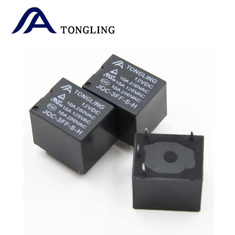 T73 12 Volt Relais 3FF 12V 10A  4Pins Relay For PCB