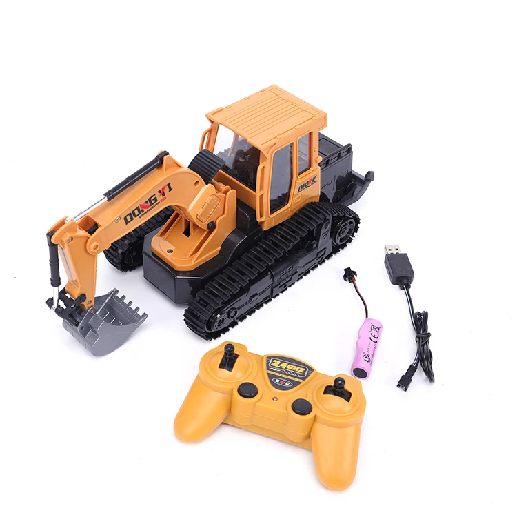 
Construction Vehicles Toys Remote Control Excavator Alloy Digging Head With Light And Music 