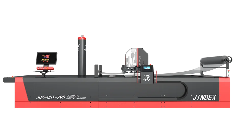 Jindex Computerized Apparel Garment Cutting Machine for mass production Woven fabric Knitted fabric CADCAM  Oscillating knife