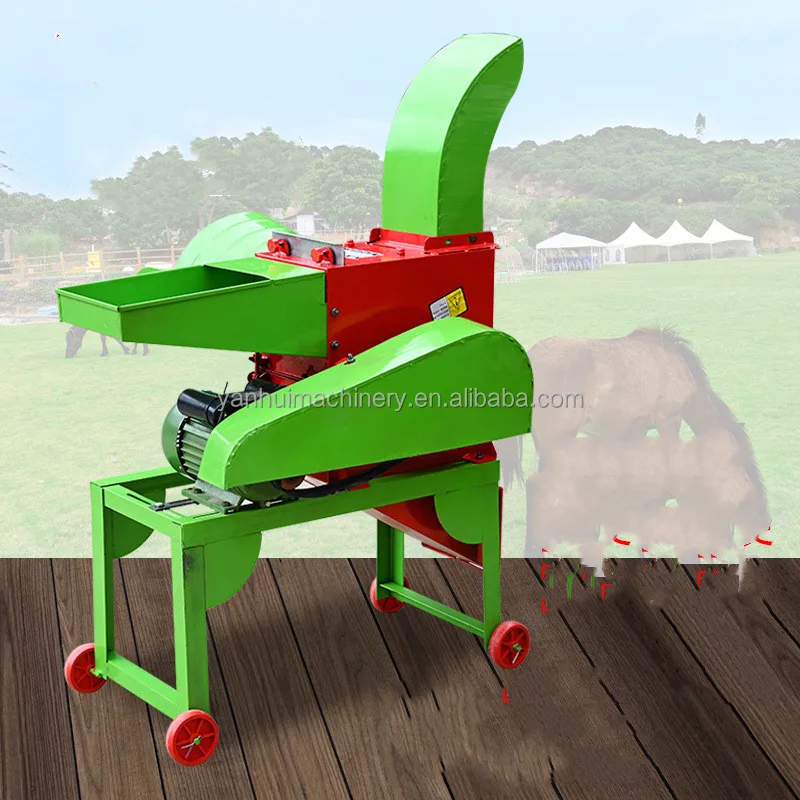 Multifunctional Hay Grass Straw Chaff Cutter / Animal Feed Grass Chopper