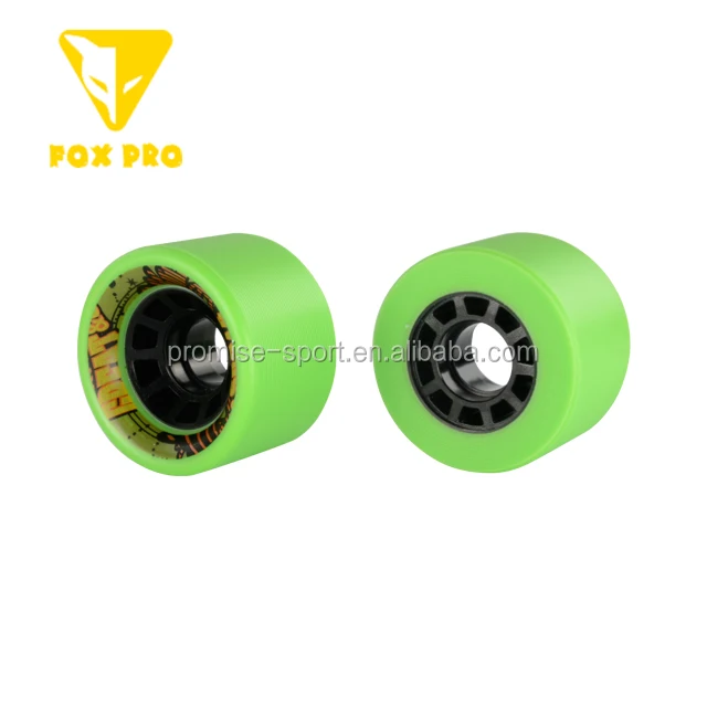 High rebound for bicycle and speed skate big inline skate pu wheel 62x40mm abs roller wheel