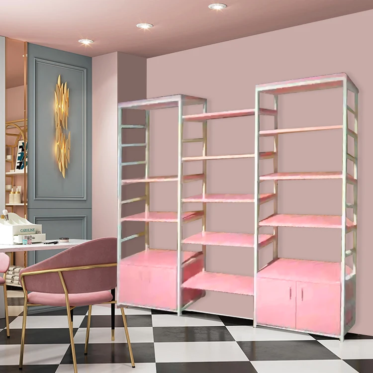 Factory Custom Metal Display Stand Retail Lipstick Nail Polish Bottle Display Rack