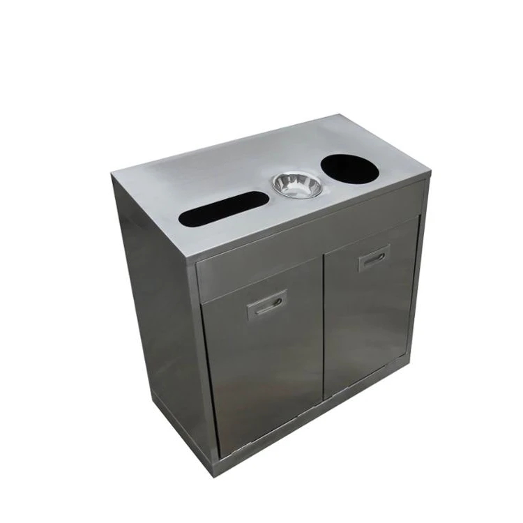 public dustbin street waste trash bin public garbage bin with lock