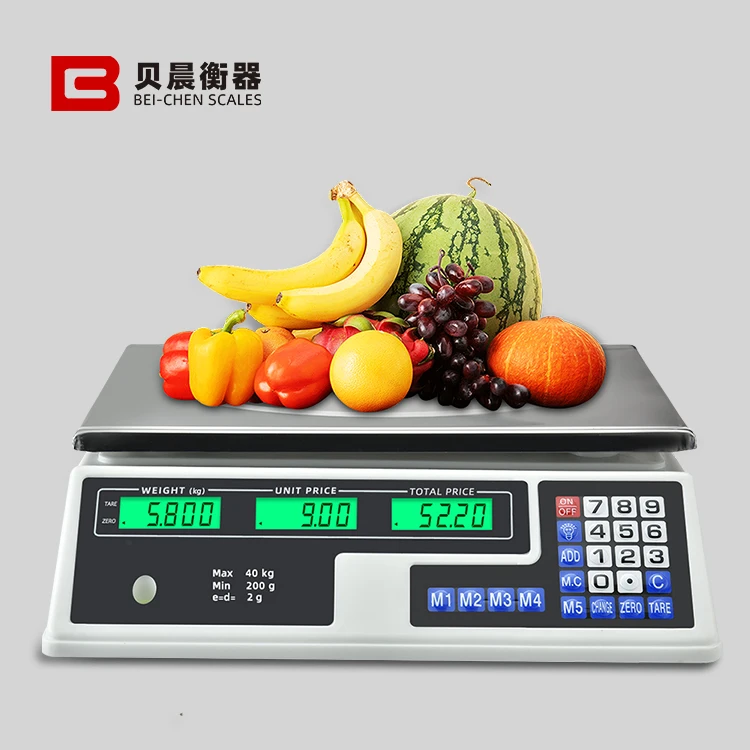 Electronic Price Computing Scale 40kg Weighing Scale Price