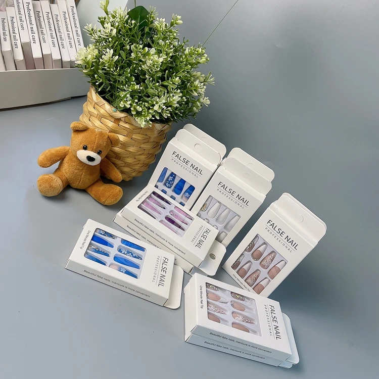 High Quality Private Label Fashion Artificial Fingernails Wholesale Luxury Custom Press On Nails