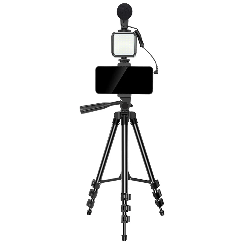 Новая беспроводная видеозапись для конференций и прямых трансляций на открытом воздухе, мобильный VLOG Tik Tok, комбинированная селфи-палка для видеосъемки