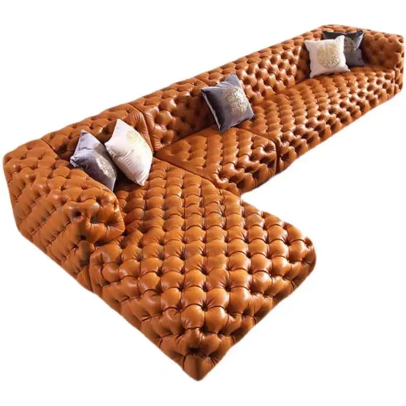 Commercial home furniture European style Multi-color sectional sofa set furniture sofa living room sofas