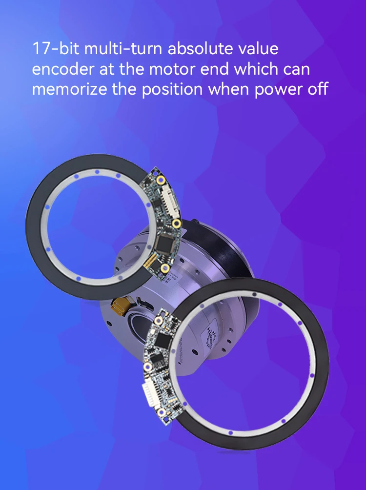 Brake Model 750W Robot Joint Motor bldc Driver Hollow Shaft Actuator Motor Suit for Rehabilitation Exoskeleton Robot