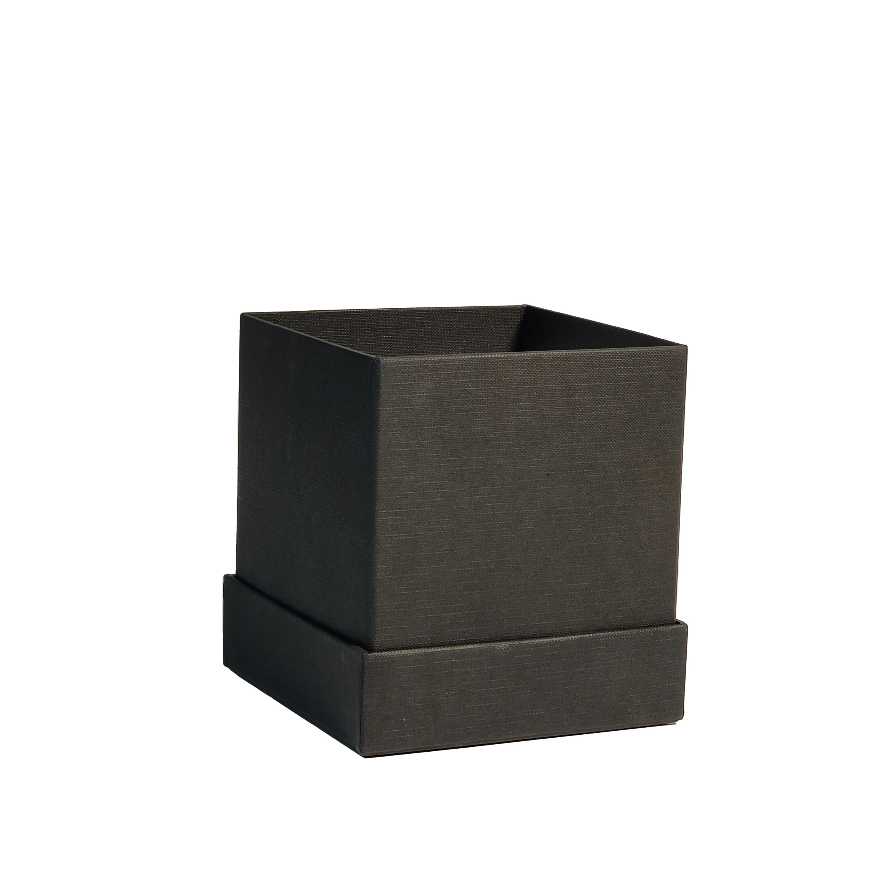 Black Logo Empty Packing Cardboard Soap Luxury Square Paper Gift Packaging Wholesale Box For Flower
