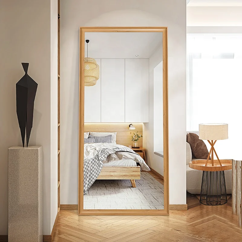 High quality household framed full-length mirror wall mounted fitting mirror full-body floor mirror