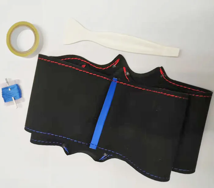 Special hand stitch suede steering cover for special car for BMW 320