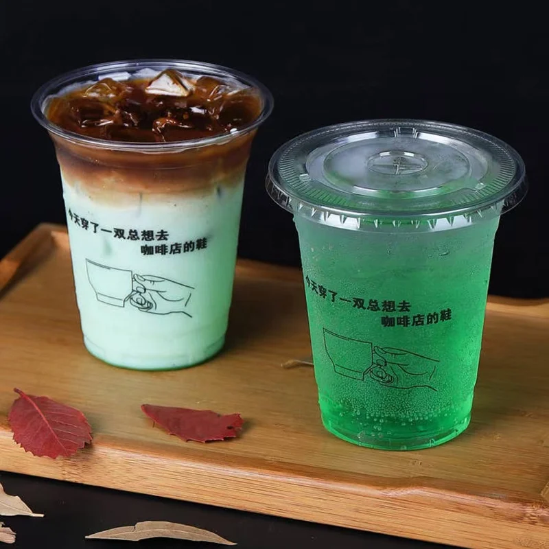 OEM ODM 12oz 14oz disposable plastic pudding cup reusable PET drinking plastic cup