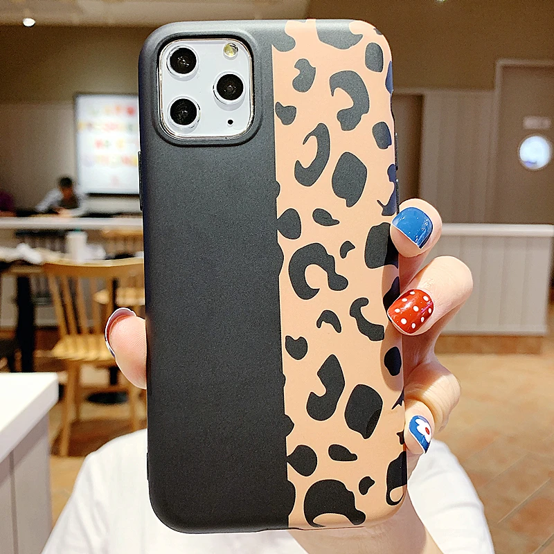 
Luxury golden Leopard grain spots Soft TPU mobile phone case For iPhone 11PRO MAX 