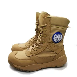 Breathable genuine leather outdoor shoes dms combat boots american desert boots shoes men