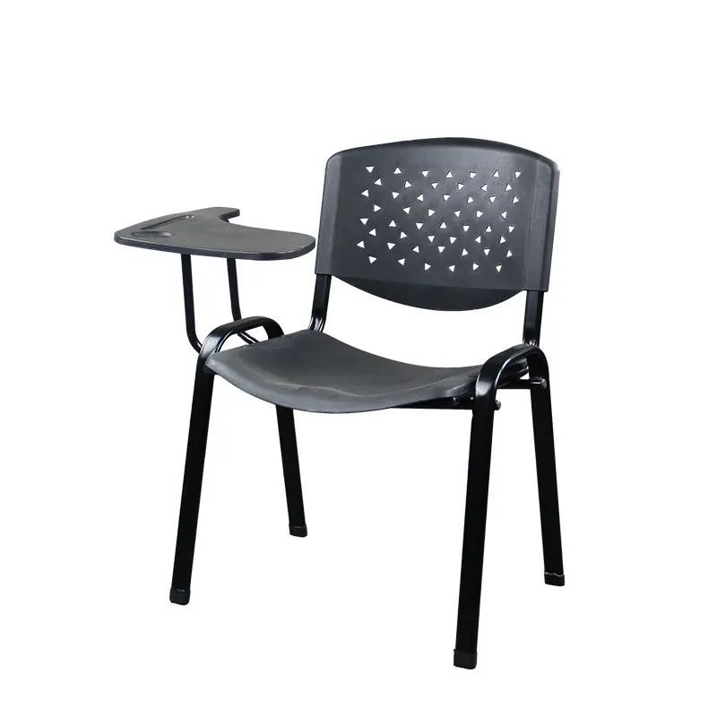 Conference training chair with writing board meeting stool plastic negotiation chair with table board
