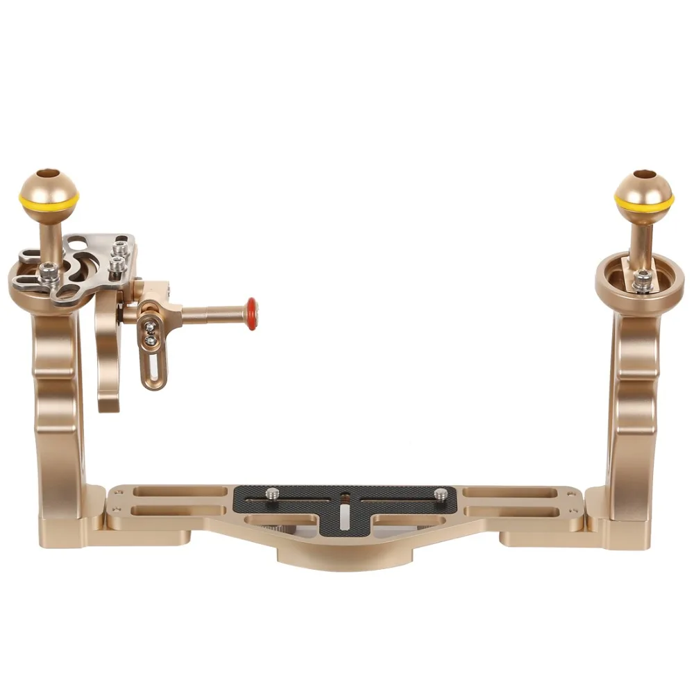 Aluminum alloy anodized multi-color diving equipment underwater diving camera tray