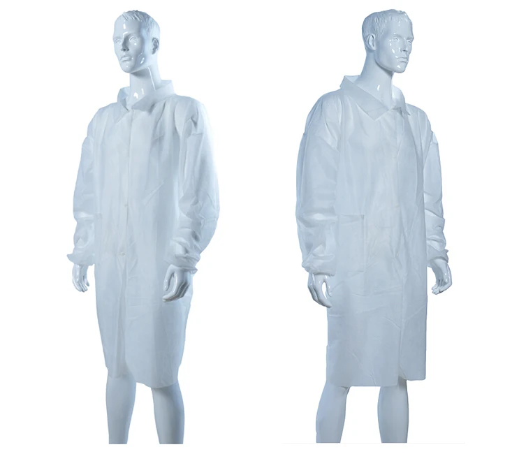 Xiantao factory Wholesale Soft Hand Feeling Economical Surgical Lab Coat Working Coverall Hospital Uniform medical lab clothing