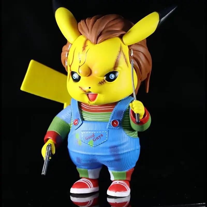 Wholesale Japanese Cartoon Pokomon Anime Figure Pika Action 10CM PVC Toys Cos Cute Doll Collection Model
