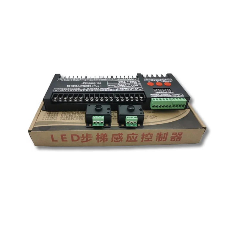 2 years warranty 36 steps stair-light-controller 12V 24V stair led light controller