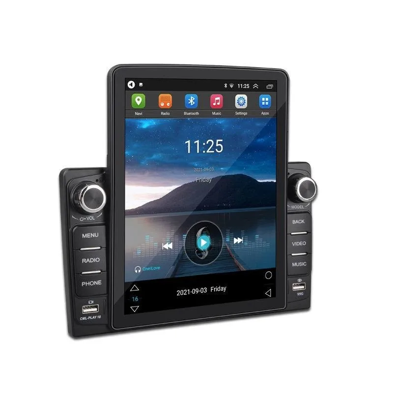 Универсальный автомобильный DVD-плеер 9 5 дюймов IPS экран Android 10 1 FM радио Интеллектуальный Голос GPS навигация