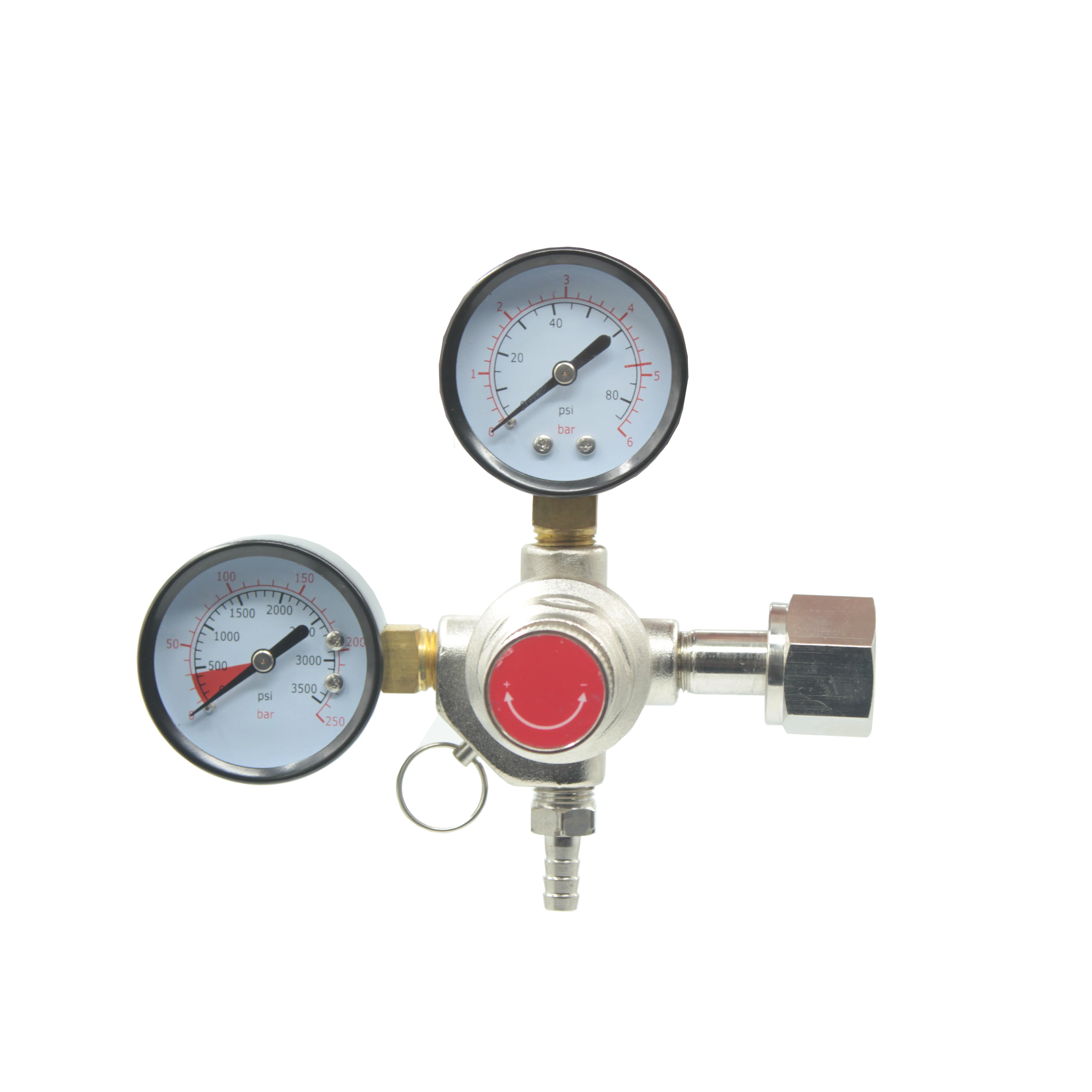Двойной регулятор с резьбой W21.8 для регулятора CO2