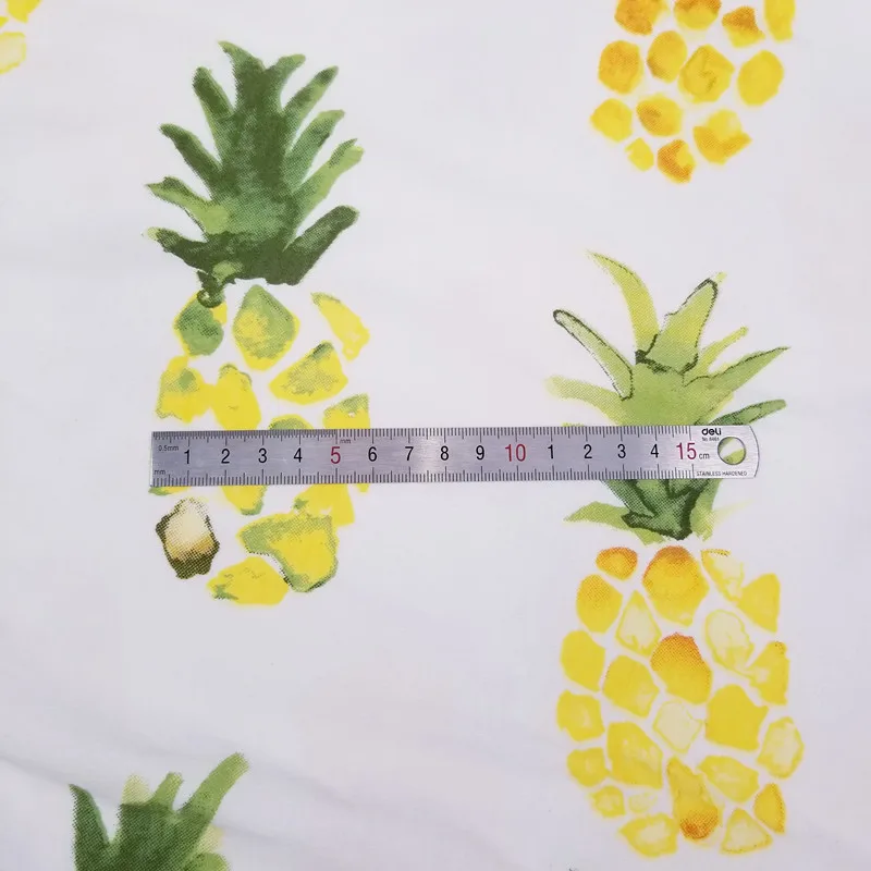 
Wholesale Baby Cotton Interlock Knit Fabric Fruit series of cotton printed flat needle baby cotton cloth 