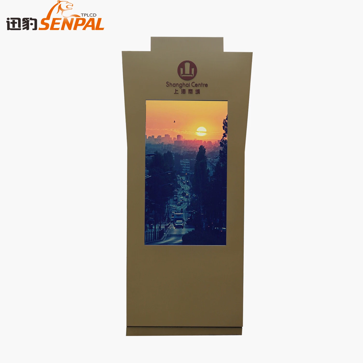 55 дюймов наружная цифровая вывеска с ламинированным стеклом IP65 система охлаждения замкнутым