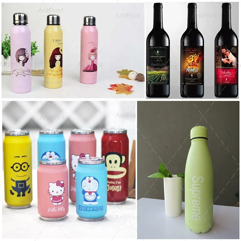 Cola Bottle Circle Printing Machine Metal Ceramic Cylinder Bottle UV Printer Cheap