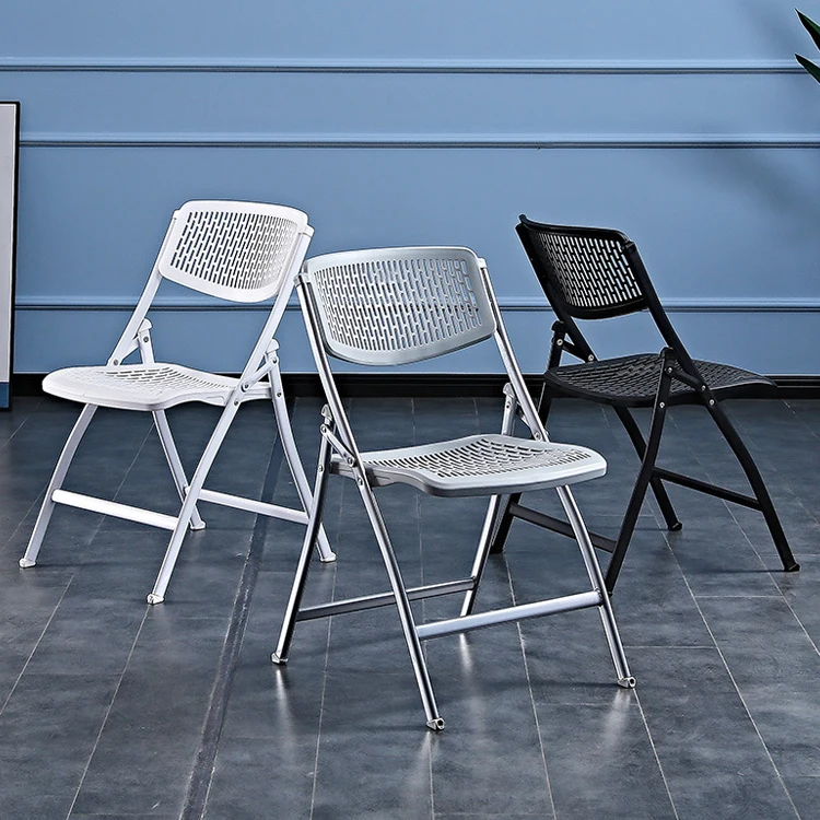 Outdoor Hotel Garden Party Banquet Events White Metal Plastic Stackable Folding Dinning Chairs