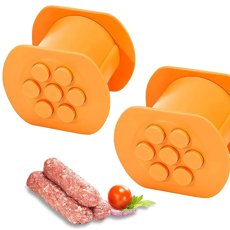 Factory Wholesale Making 7 Sausages in One Press  Barbecue Grilling Party Molds Manual Sausage Stuffer Maker