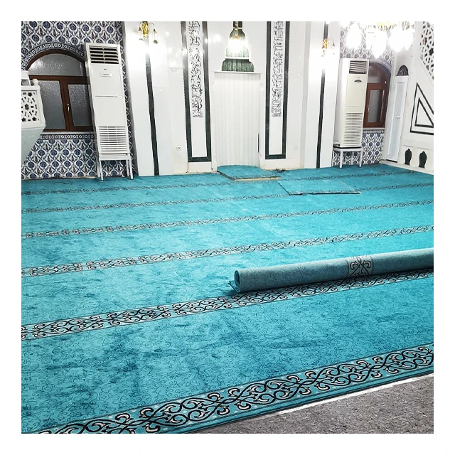 3D Visual Effect Deeply Dye 100% Nylon6 for Mosque Masjid Muslim Payer Runner Rug Carpet