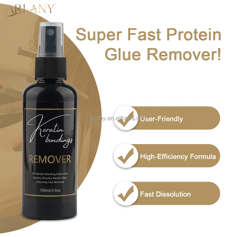 ARLANY Fast Tape in Hair Extension Remover Spray Keratin Bonding Glue Remover UV Light Hair Extension Glue Remover For Nail Tip