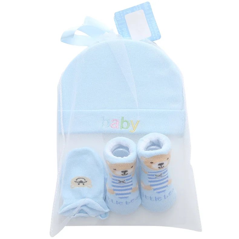 New Arrival Baby Shoes spring Winter Warm Toddler gift Cartoon Boots hat socks