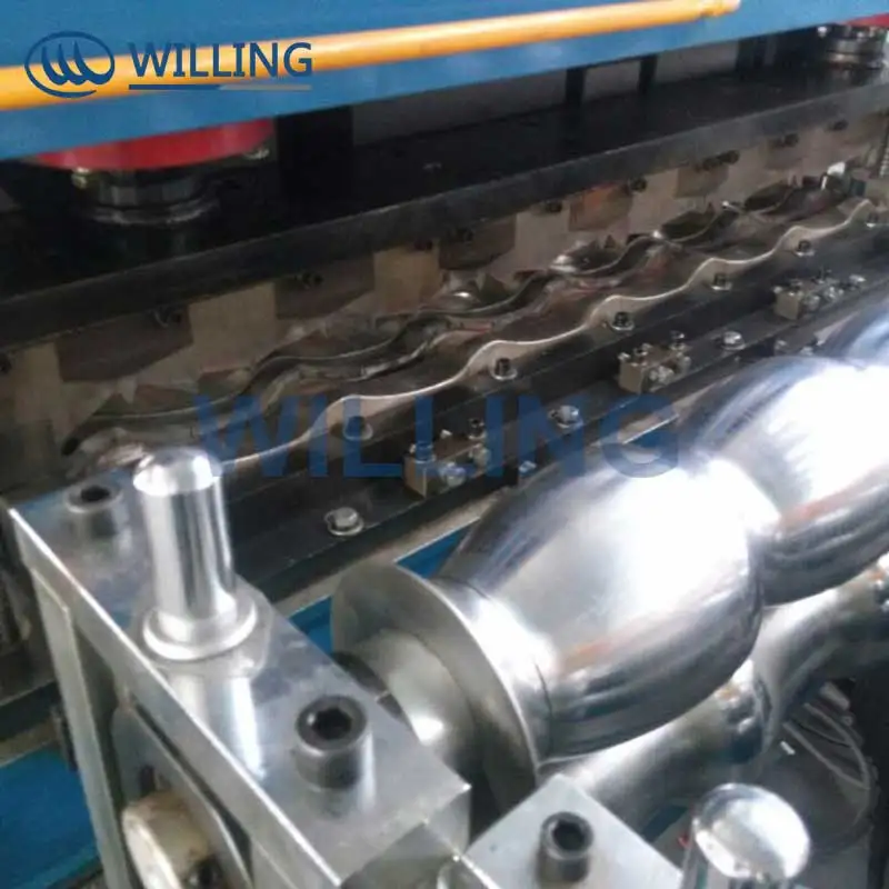 New Steel Tile Roll Forming Machinery for Roof Essential Components Included for Building Material Industries