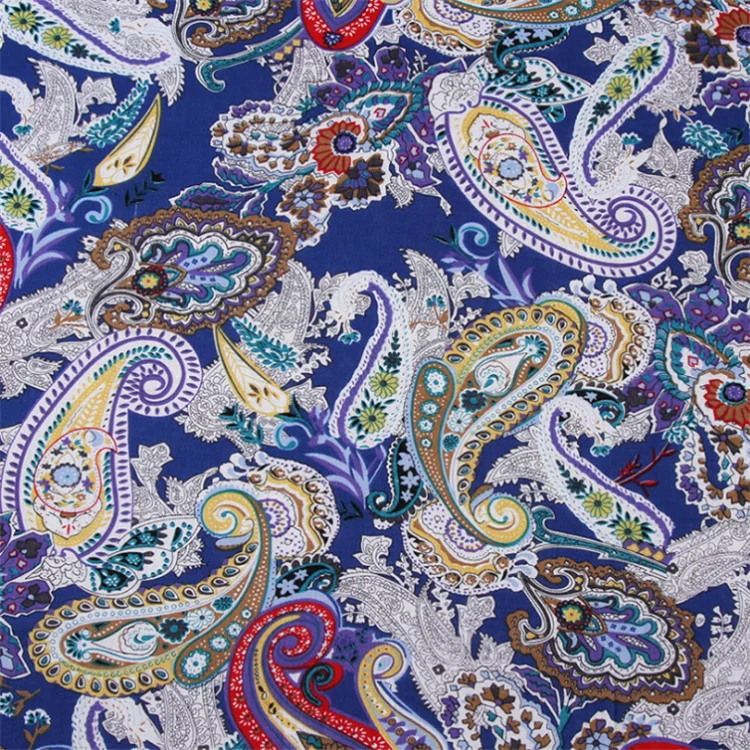 Новый дизайн весна-лето хлопковые модные принты, свежий цветочный узор, женское платье, топы с лямкой на шее, ткань