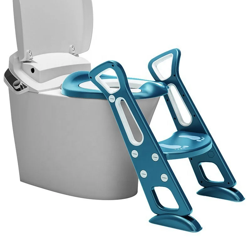 
Potty Training Toilet Seat with Step Stool Ladder with Handles for Boys and Girls 