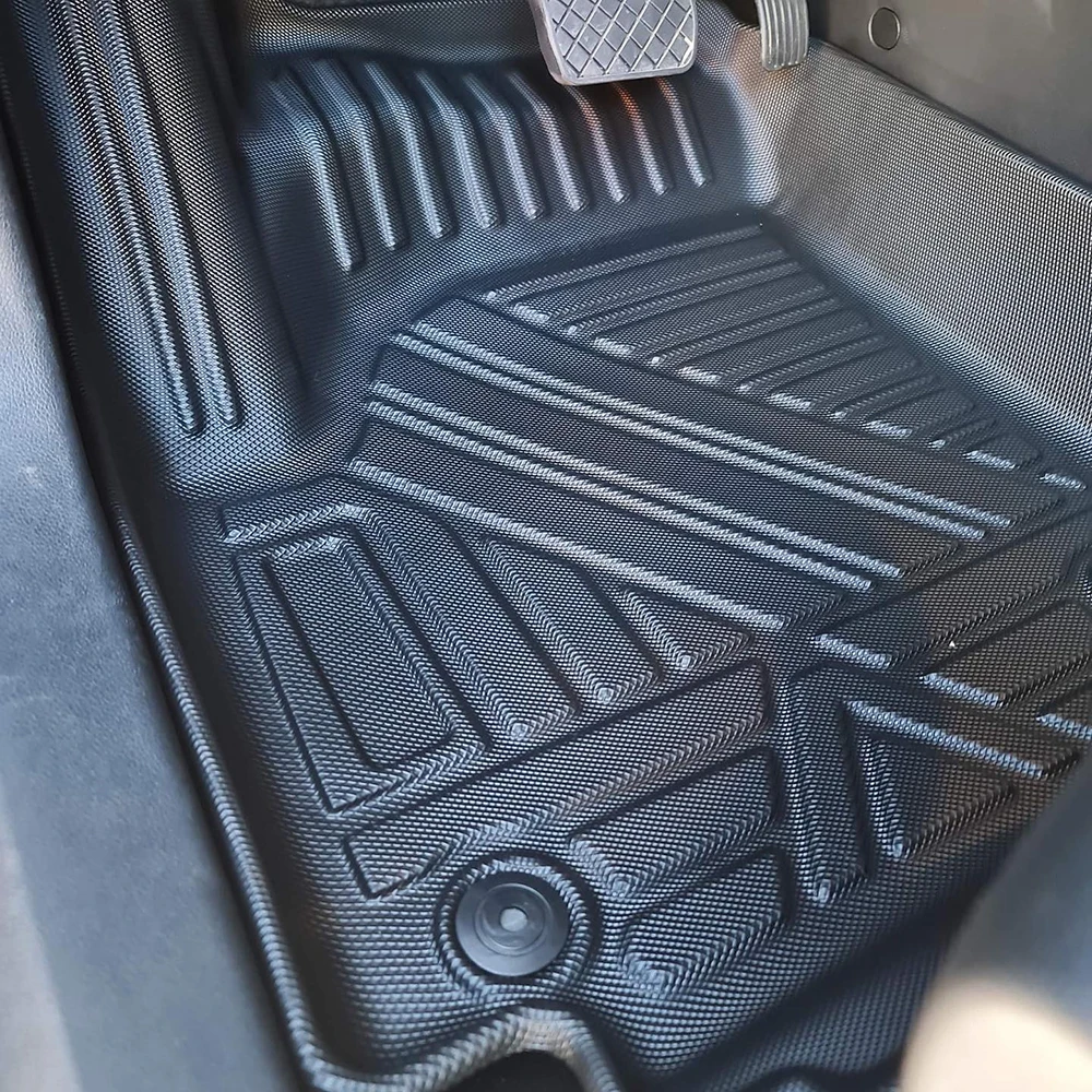 Pickup Trunk Car Floor Mats Set 3D TPE Non-slip Foot Pad Carpet For GWM Great Wall POER 2019-2021 TANK 300 WINGLER