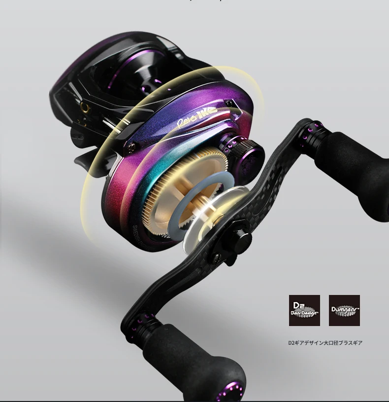 ABU Garcia REVO4 IKE Low Profile Long Casting Reel 11KG Max Drag Baitcasting Fishing Reel
