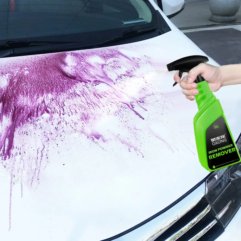 500ml Factory OEM Hot Sale Car Care Detailing Wheel Cleaner Rust Iron Powder Removal