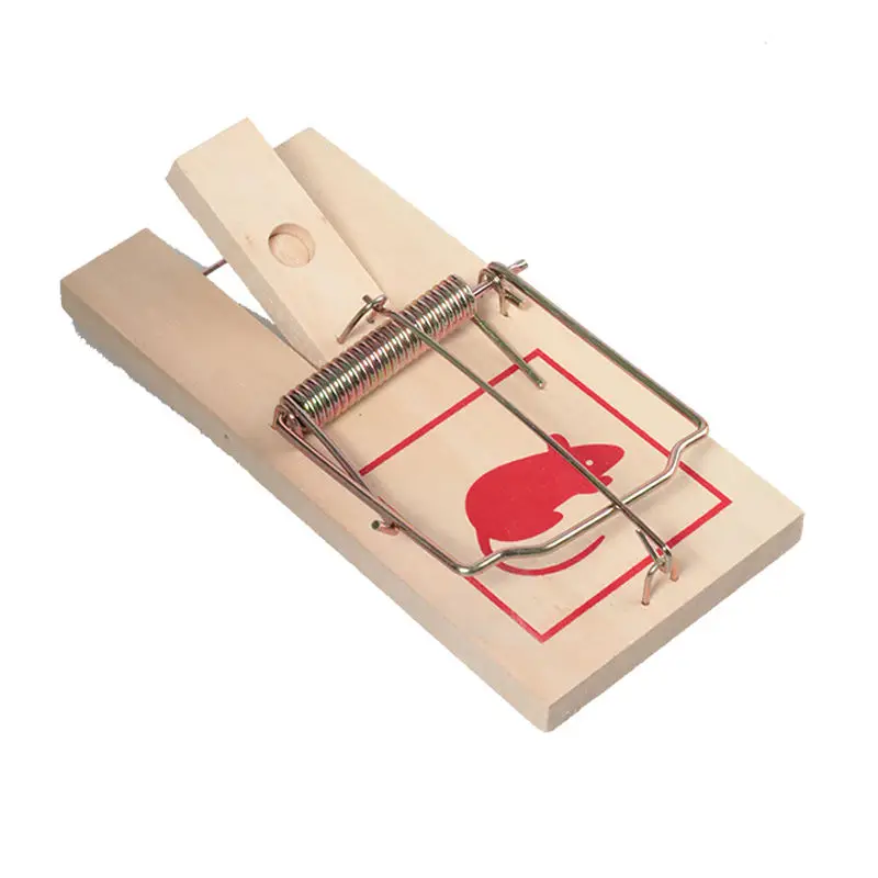 Factory Double Spring Wooden Mouse Trap Smart Rodent Rat Trap With Competitive Price