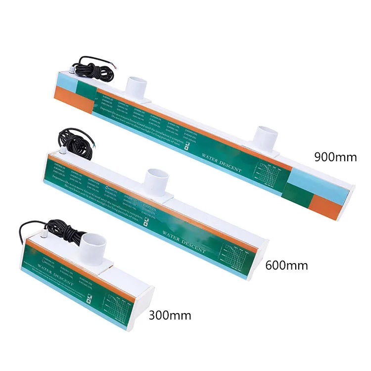 Factory wholesale 60cm acrylic pool waterfall cascade outdoor garden led artificial water blade cascade for pool pond