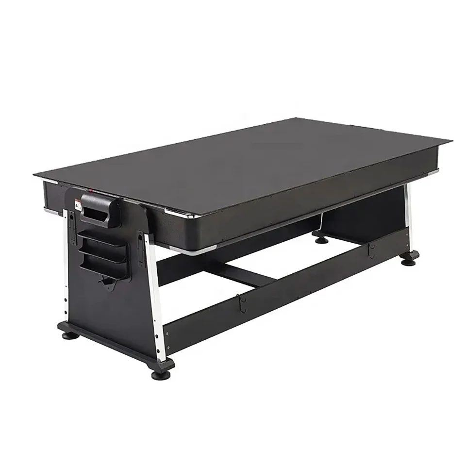 4 in 1 Convertible Multi Game 7ft Billiard Pool Table With Air Hockey Table Tennis and Dining Top