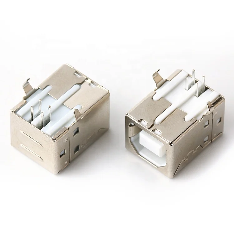 
B/F 90 degree USB connector DIP Special type B 2.0 female usb connector 